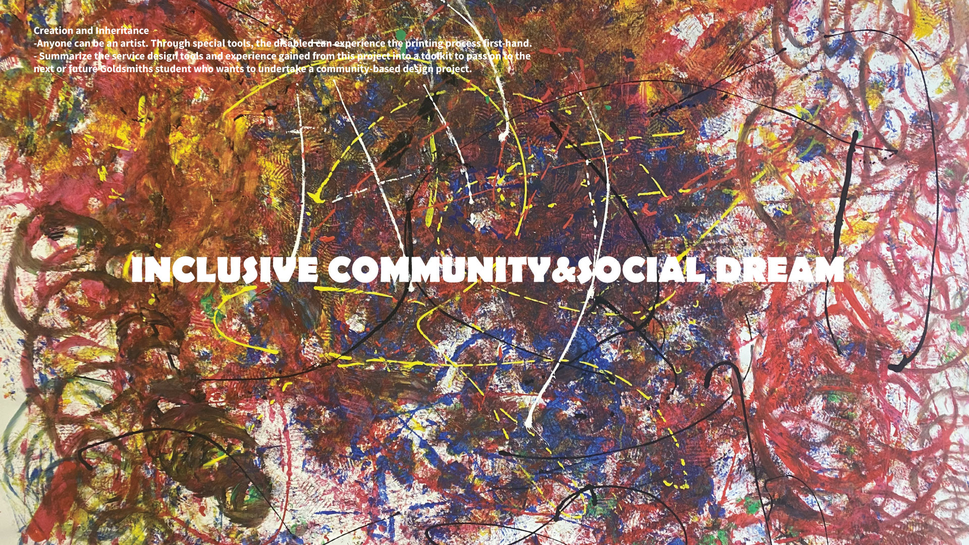 Inclusive Community &  Social Dream – Chenyue Zhang